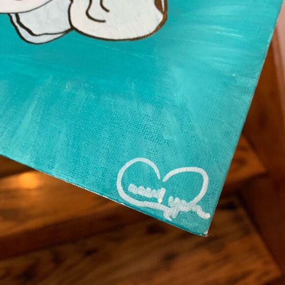 Frenchie Dog Acrylic Original Painting - Picture 5 of 5